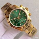 NEW 2016 AAA Rolex Daytona watch Gold & Green Dial 7750 Replica_th.jpg